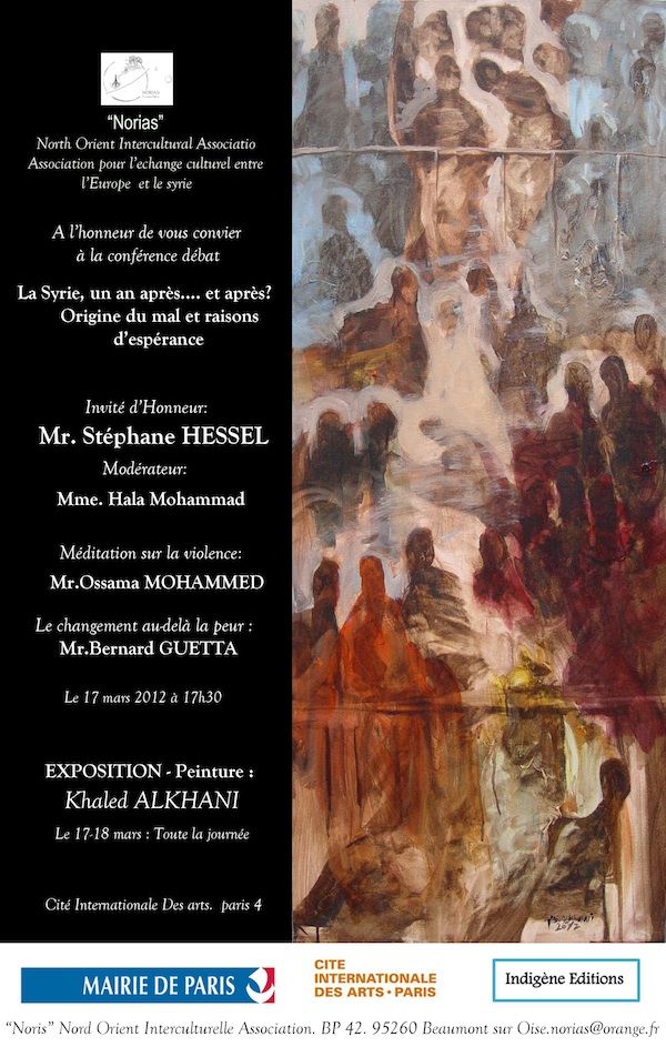 17/03/2012 Paris : Conférence "La Syrie, un an après… et après?"