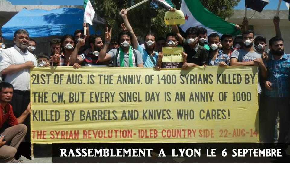 Lyon : Rassemblement en soutien au peuple syrien