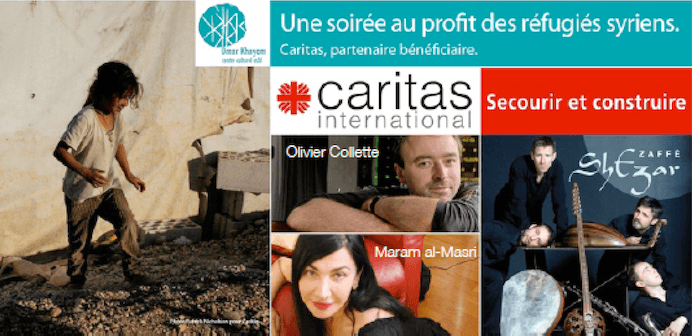 12/05/2015 Bruxelles : Soirée musicale en soutien aux réfugiés syriens