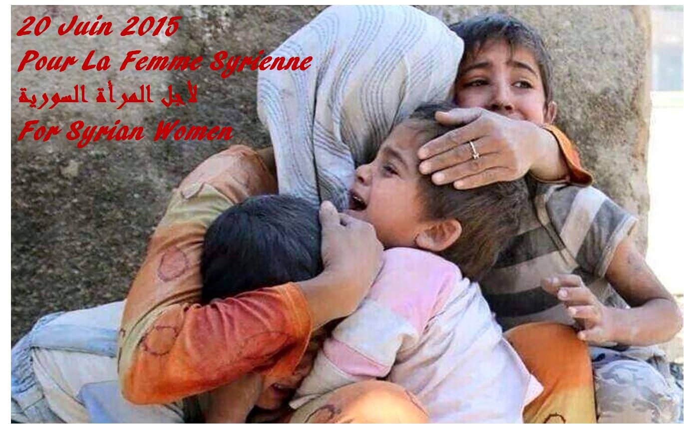 20/06/2015 Paris : stand "Pour la Femme Syriennes" à La Marche Mondiale des Femmes 2015 / لأجل المرأة السورية