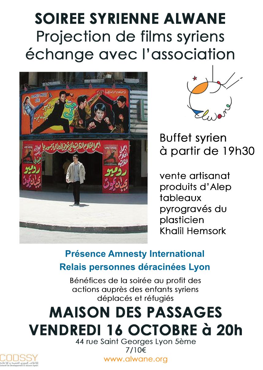 Lyon : Projection de films du réalisateur Meyar Al Roumi