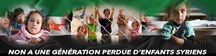 Paris : Rassemblement "4 heures pour 4 millions d’enfants syriens privés d’école"