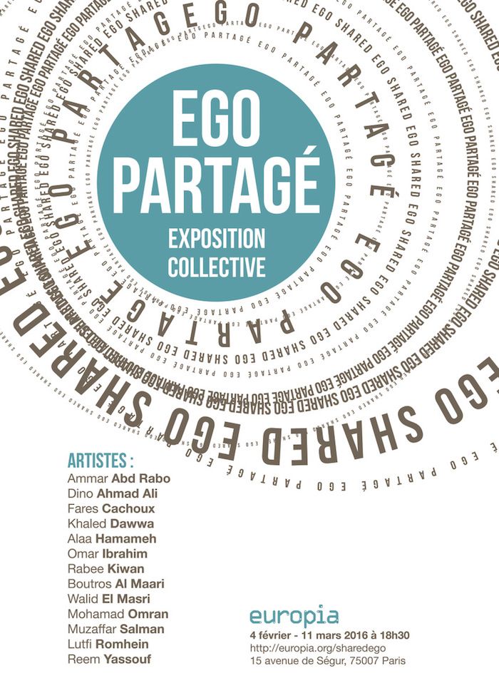 PARIS : Exposition collective "Ego Partagé"