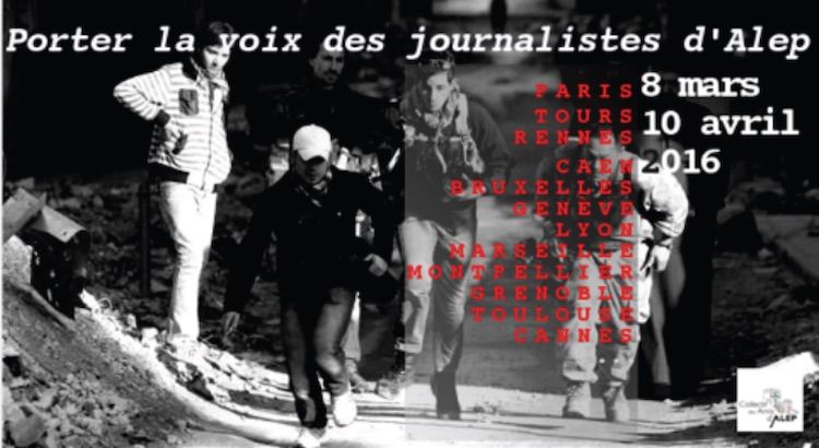 PARIS : Conférence de presse journalistes Alep