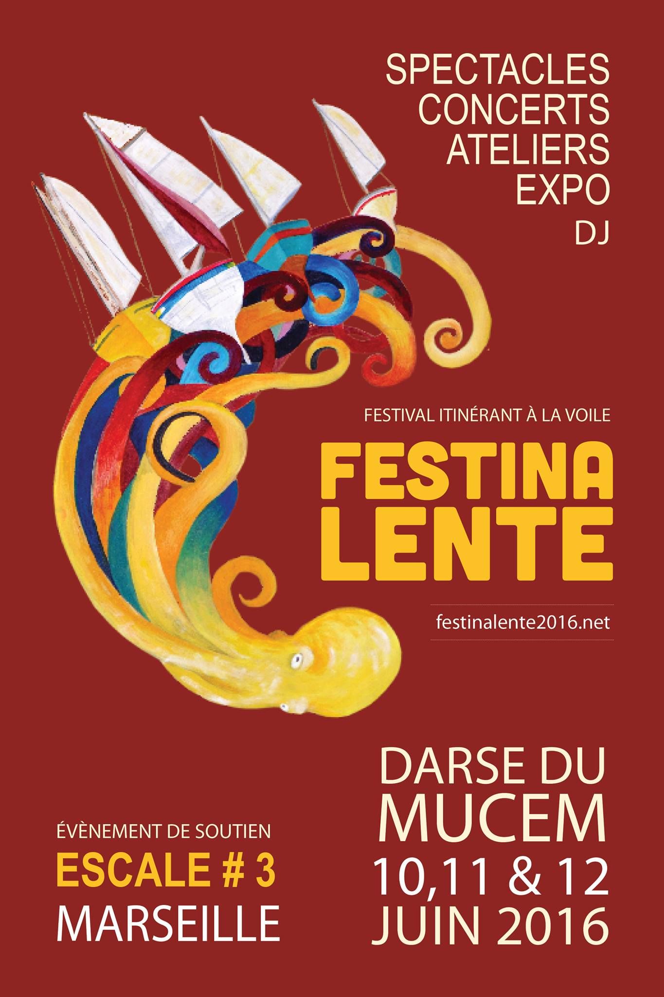 Marseille : Festival de soutien à Festina lente "Concert Amour, Paix et révolution"