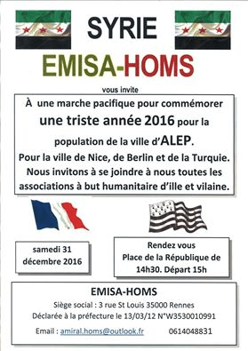 Rennes : Une marche pacifique
