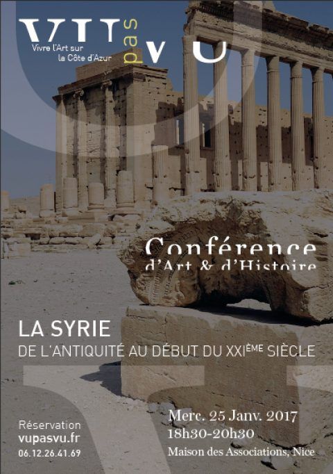 Nice : LA SYRIE, DE L’ANTIQUITÉ AU DÉBUT DU XXIE SIÈCLE