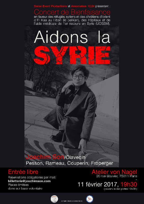Genève : Concert de bienfaisance "Aidons la Syrie"