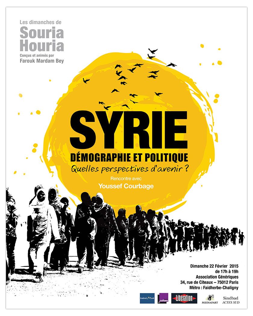 Paris : Débat « Syrie : Démographie et politique Quelles perspectives d’avenir ? »