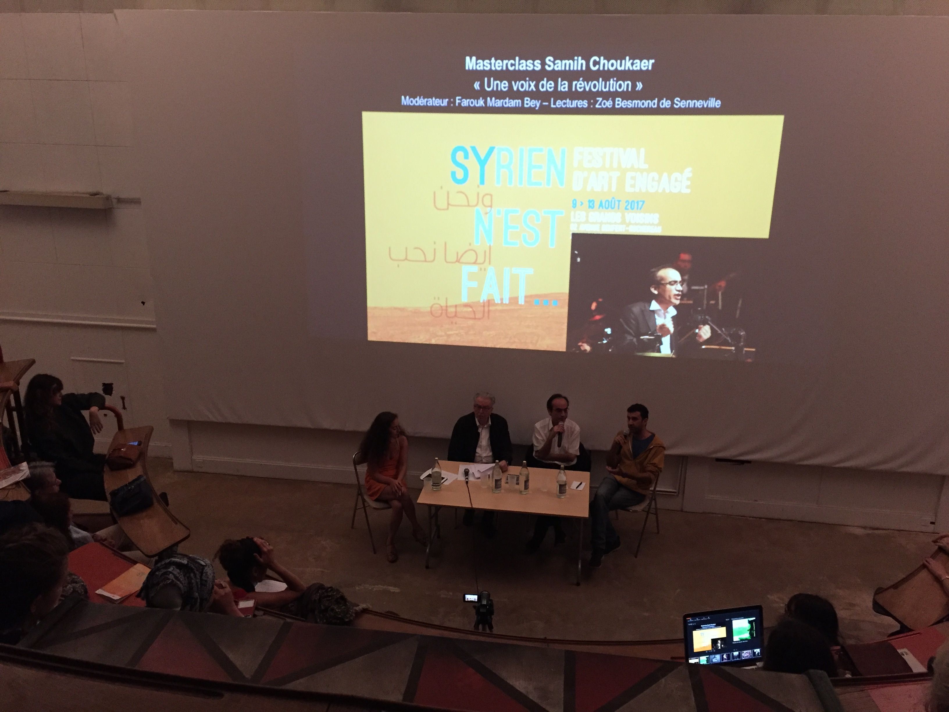 PARIS 09 au 13/08/2017 : SYRIEN N’EST FAIT…FESTIVAL D’ART ENGAGÉ