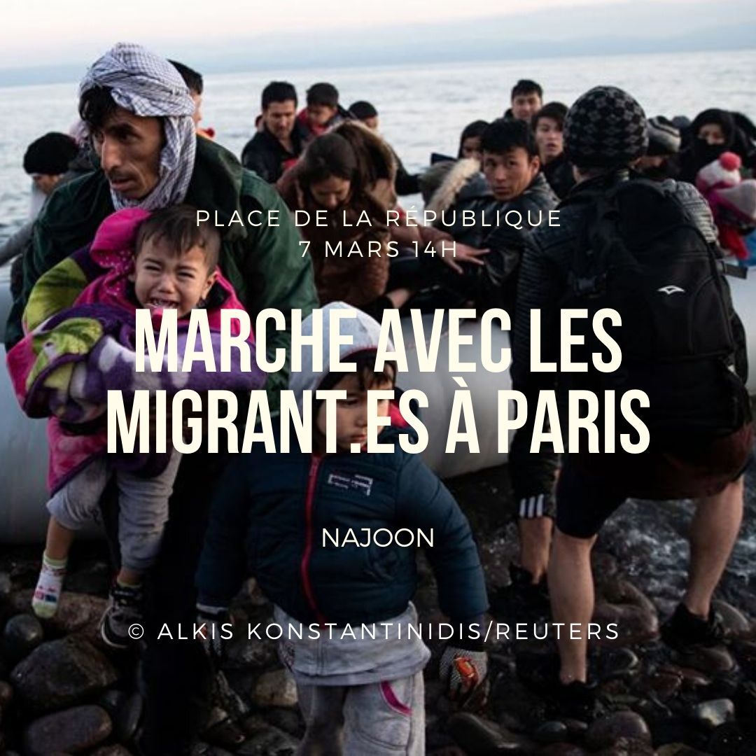 Marche avec les migrant.es à Paris