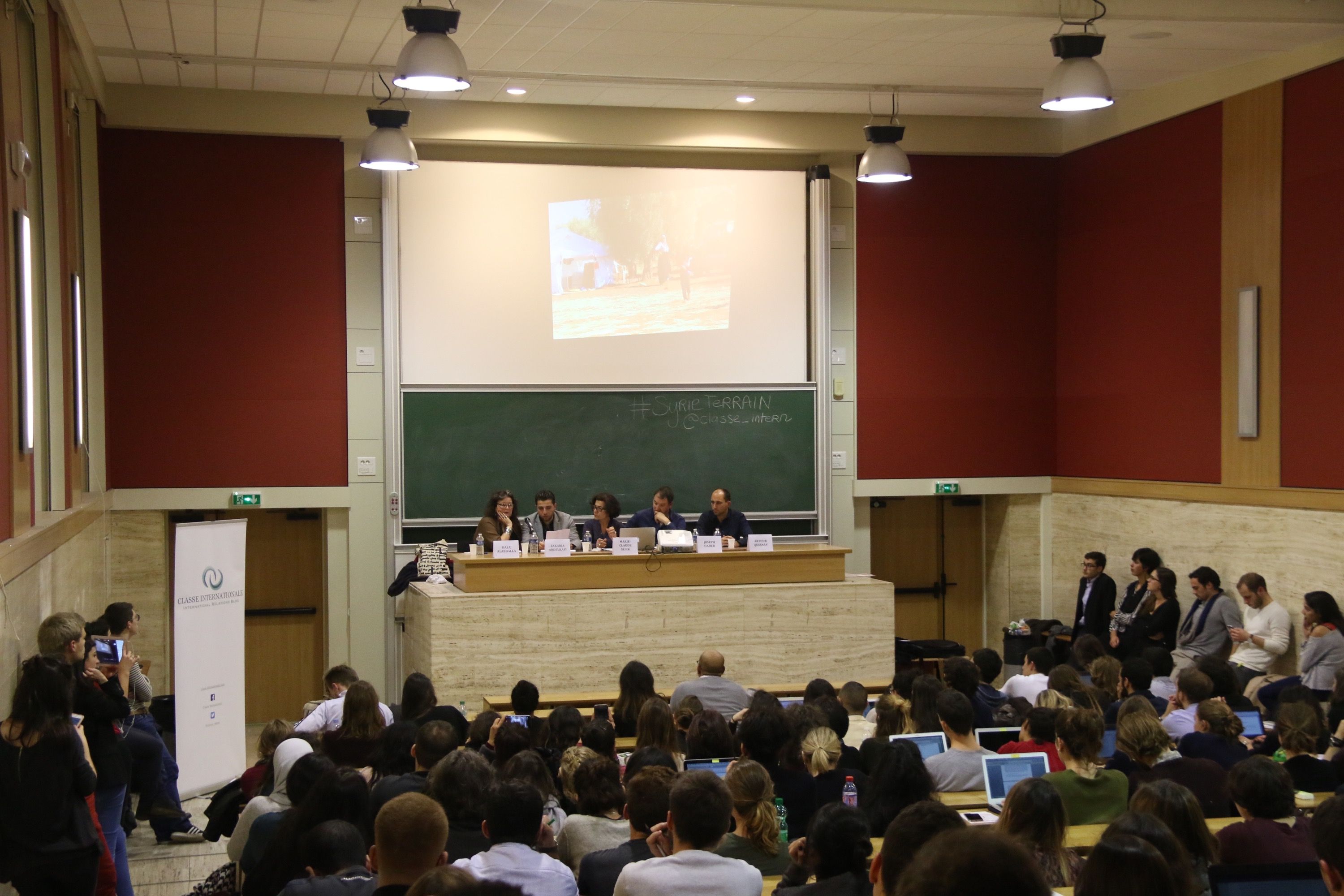 PARIS 25/11/2016 : CONFÉRENCE « LA SYRIE VUE DU TERRAIN – PARTENARIAT AVEC CLASSE INTERNATIONALE »