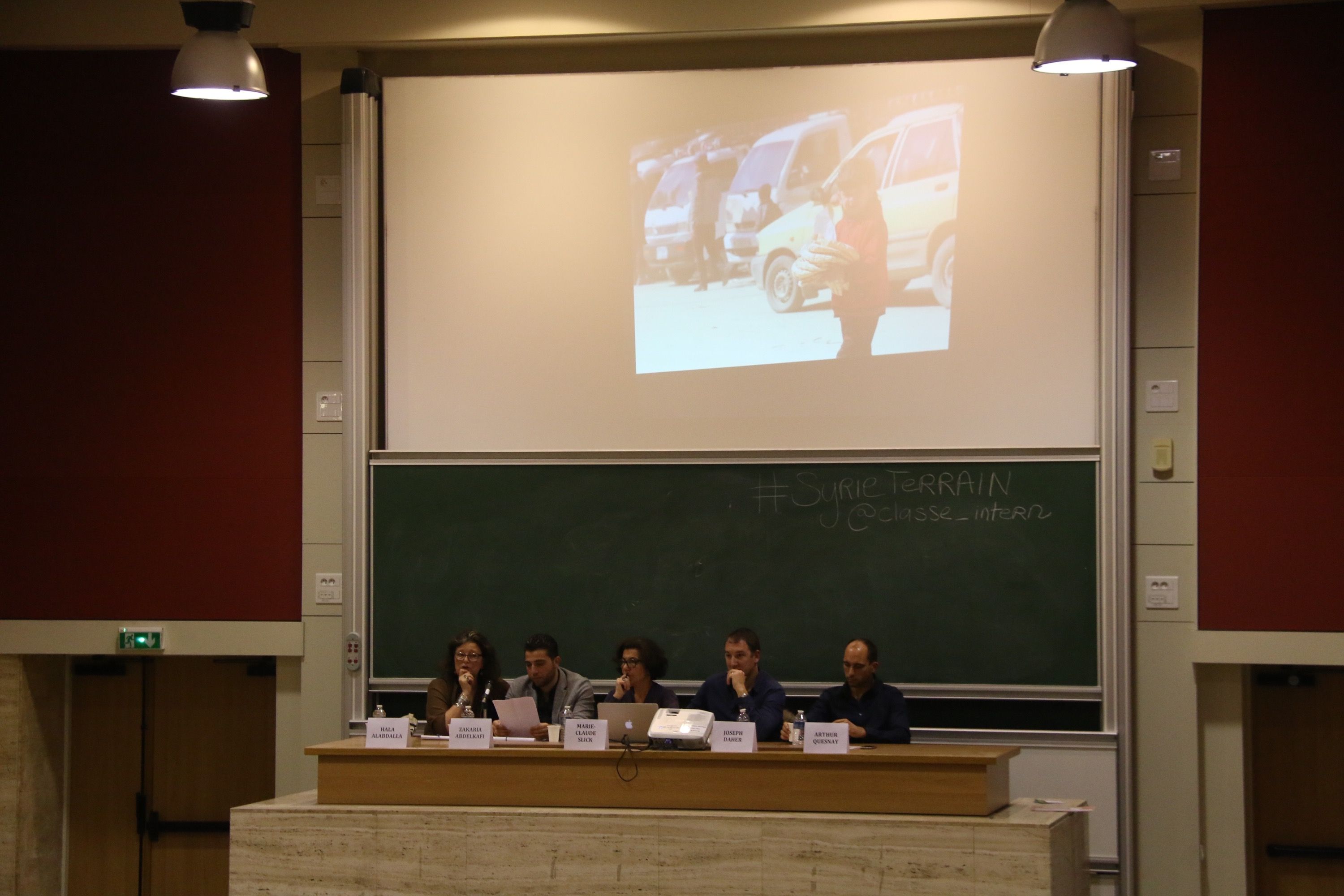 PARIS 25/11/2016 : CONFÉRENCE « LA SYRIE VUE DU TERRAIN – PARTENARIAT AVEC CLASSE INTERNATIONALE »