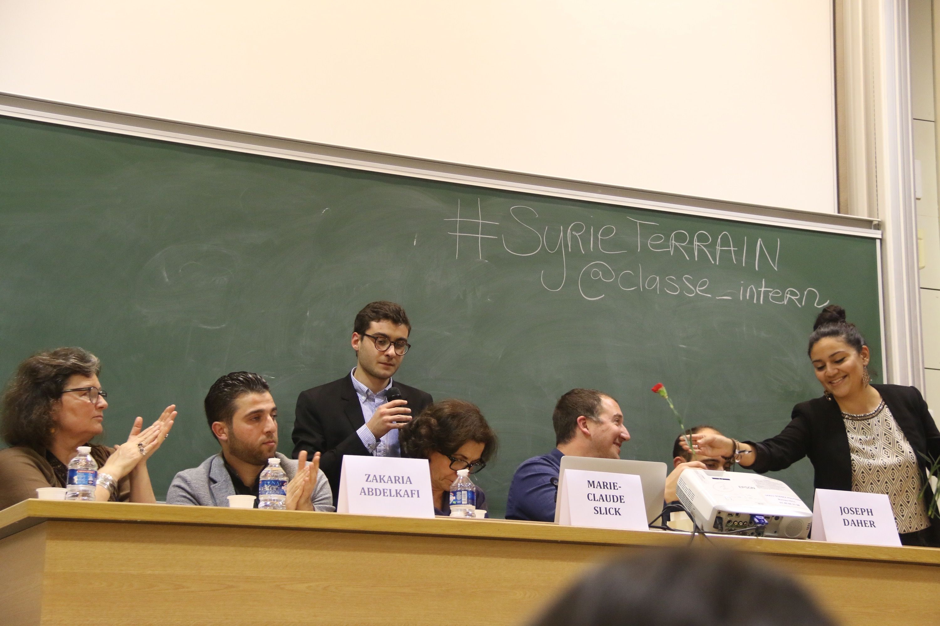 PARIS 25/11/2016 : CONFÉRENCE « LA SYRIE VUE DU TERRAIN – PARTENARIAT AVEC CLASSE INTERNATIONALE »