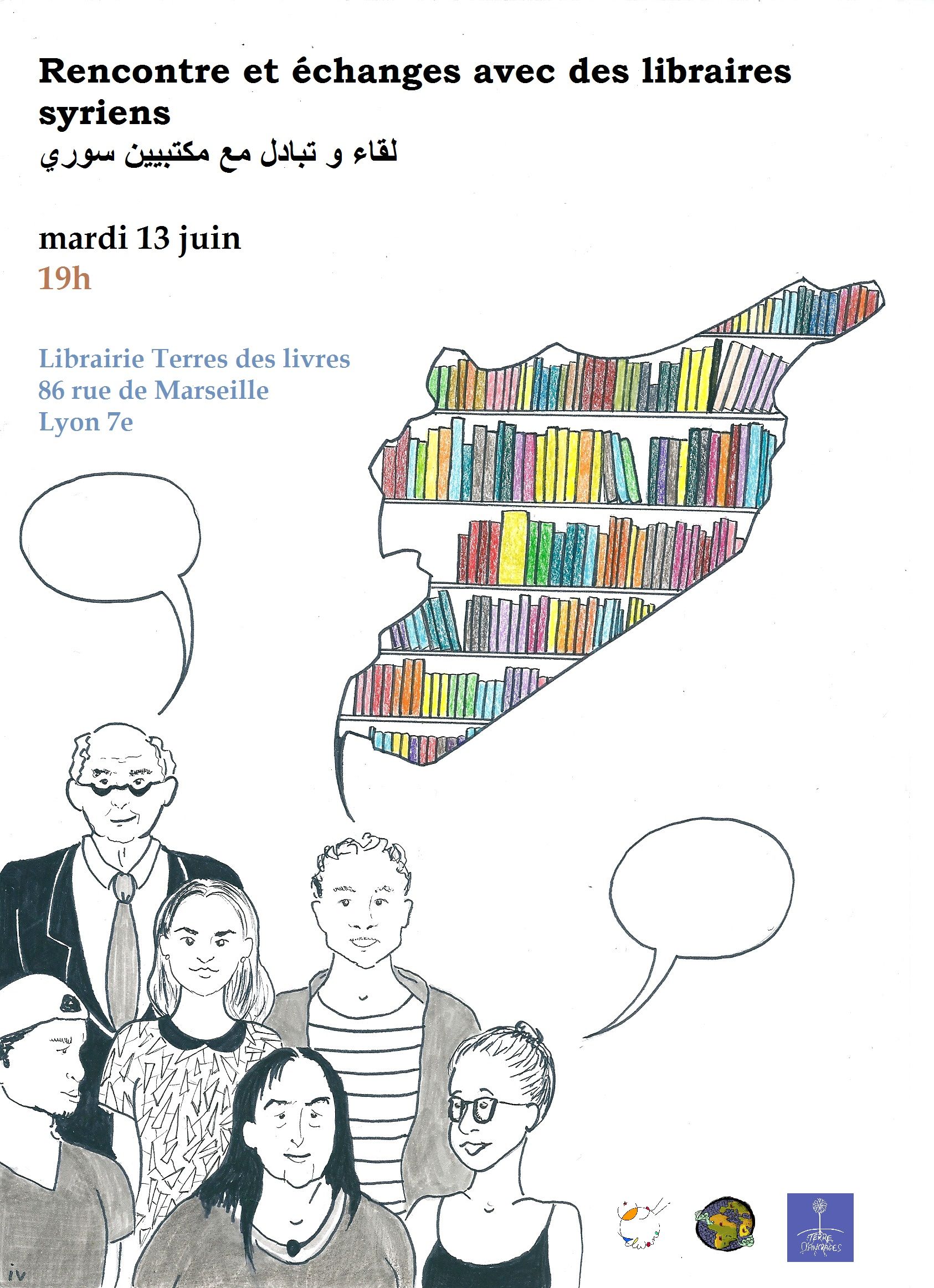 Lyon : Rencontre avec des libraires syriens