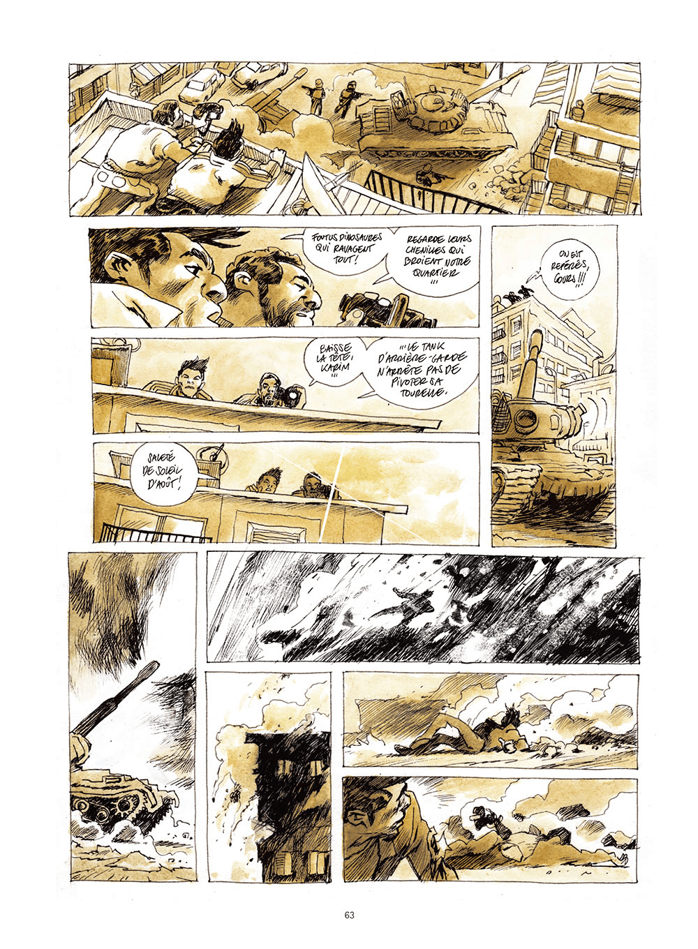Extrait de « La Dame de Damas », de Jean-Pierre Filiu et Cyrille Pomès, éd. Futuropolis, août 2015 