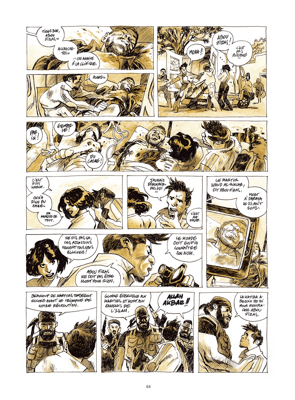 Extrait de « La Dame de Damas », de Jean-Pierre Filiu et Cyrille Pomès, éd. Futuropolis, août 2015 