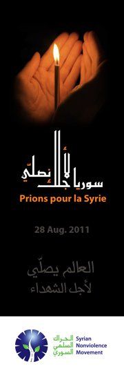Paris : Prions pour les martyrs syriens